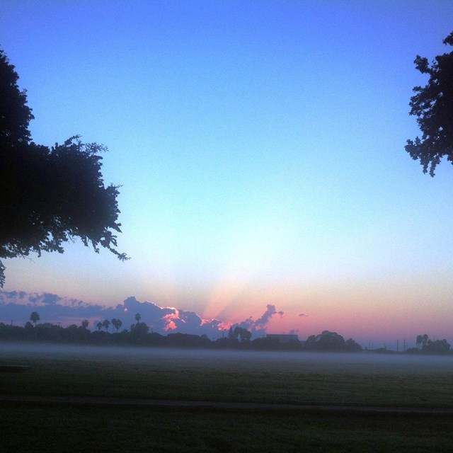 Sunrise at Resaca de la Palma Battlefield