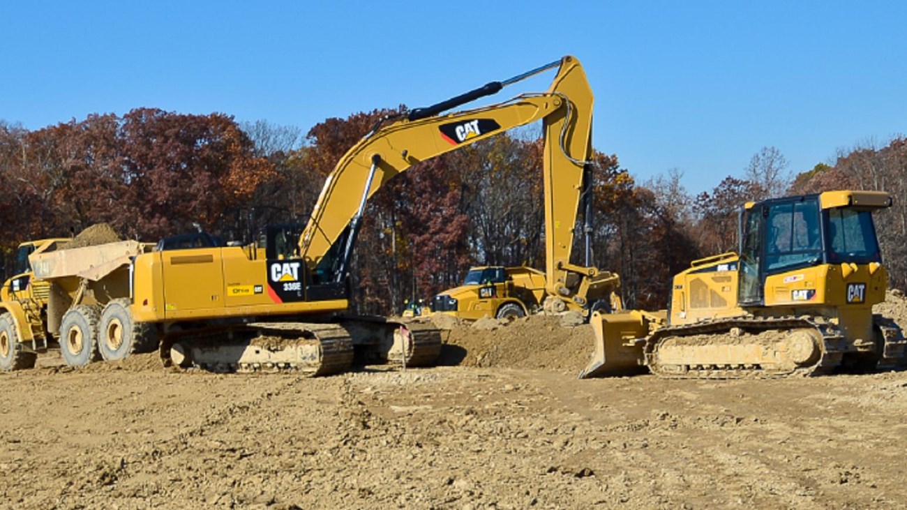 Construction equipment including an excavator