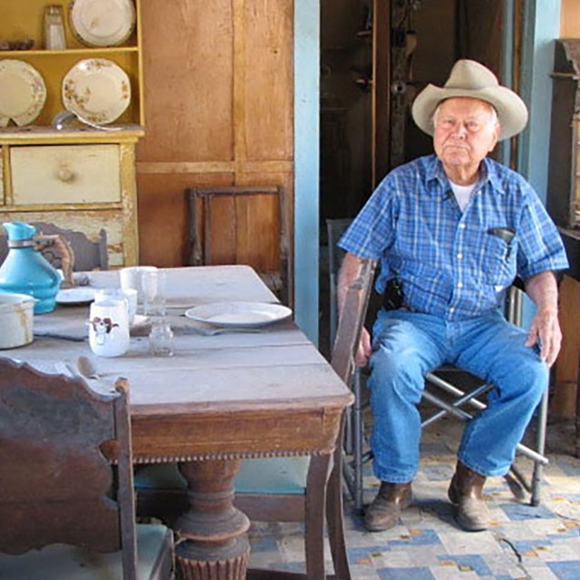 Willis Keys in the main house kitchen