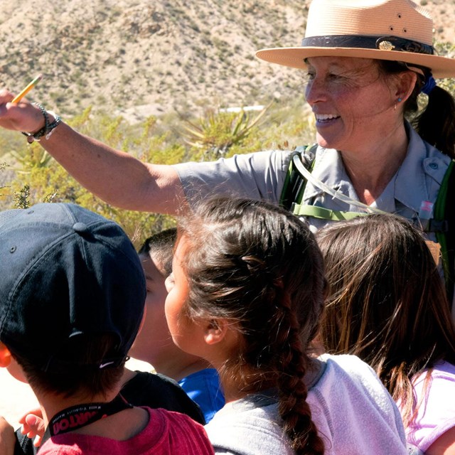 Ranger giving program to students