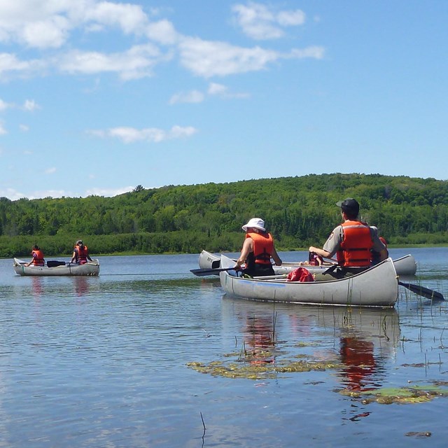 Canoeing Beaver Lake in the Beaver Basin Wilderness