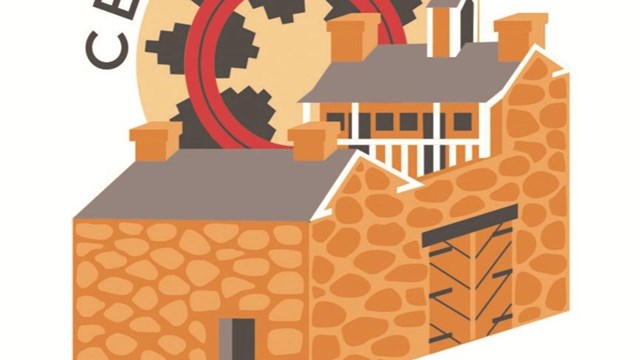A graphic of Winsor Castle and a woven basket, text reads Centennial