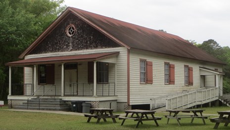 Darrah Hall, a meeting hall within the Penn School National Historic Landmark District