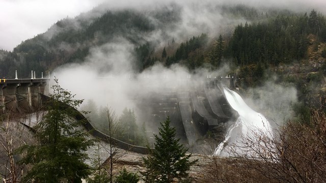 Diablo dam in North Cascades NPS. Credit: Jessica Egan NPS