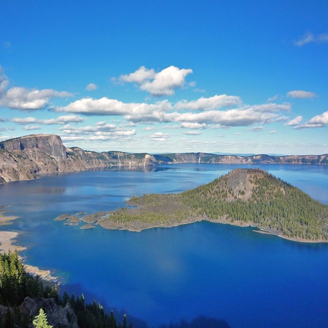 A view from the West Rim, taken near the Lightning Springs Picnic Area.