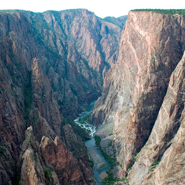 Looking downstream from Chasm View, Painted Wall on right