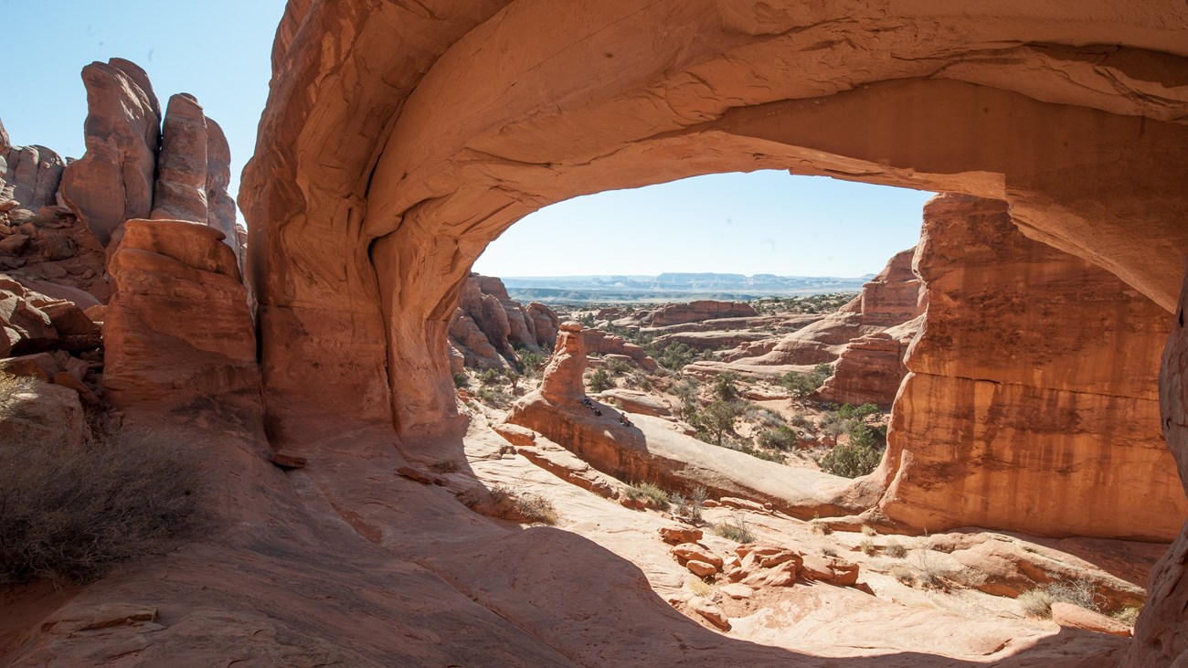 rock formations, tower arch