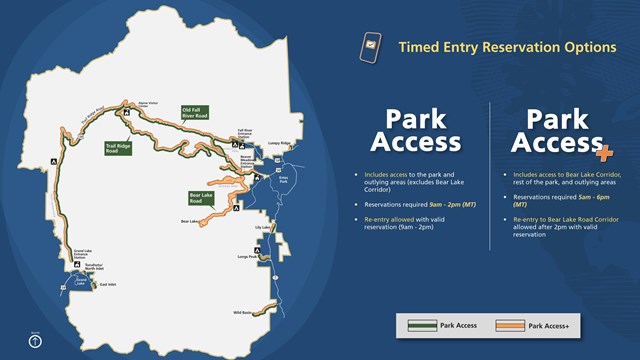 RMNP Timed Entry Reservations Infographic