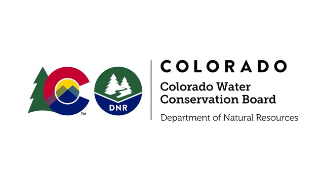 CWCB Logo with the Colorado C logo and Department of Natural Resources logo