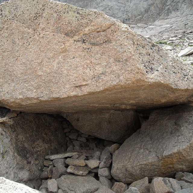 A view of the McHenry Bivy Site