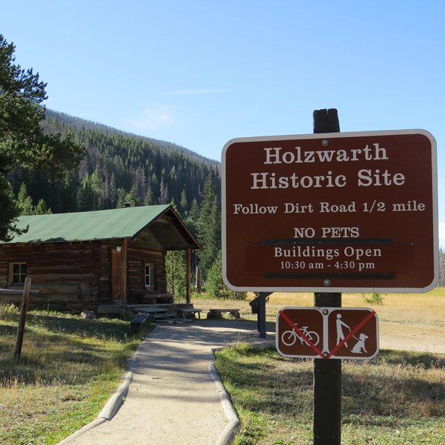 Visit historic buildings at the Holzwarth Historic Site