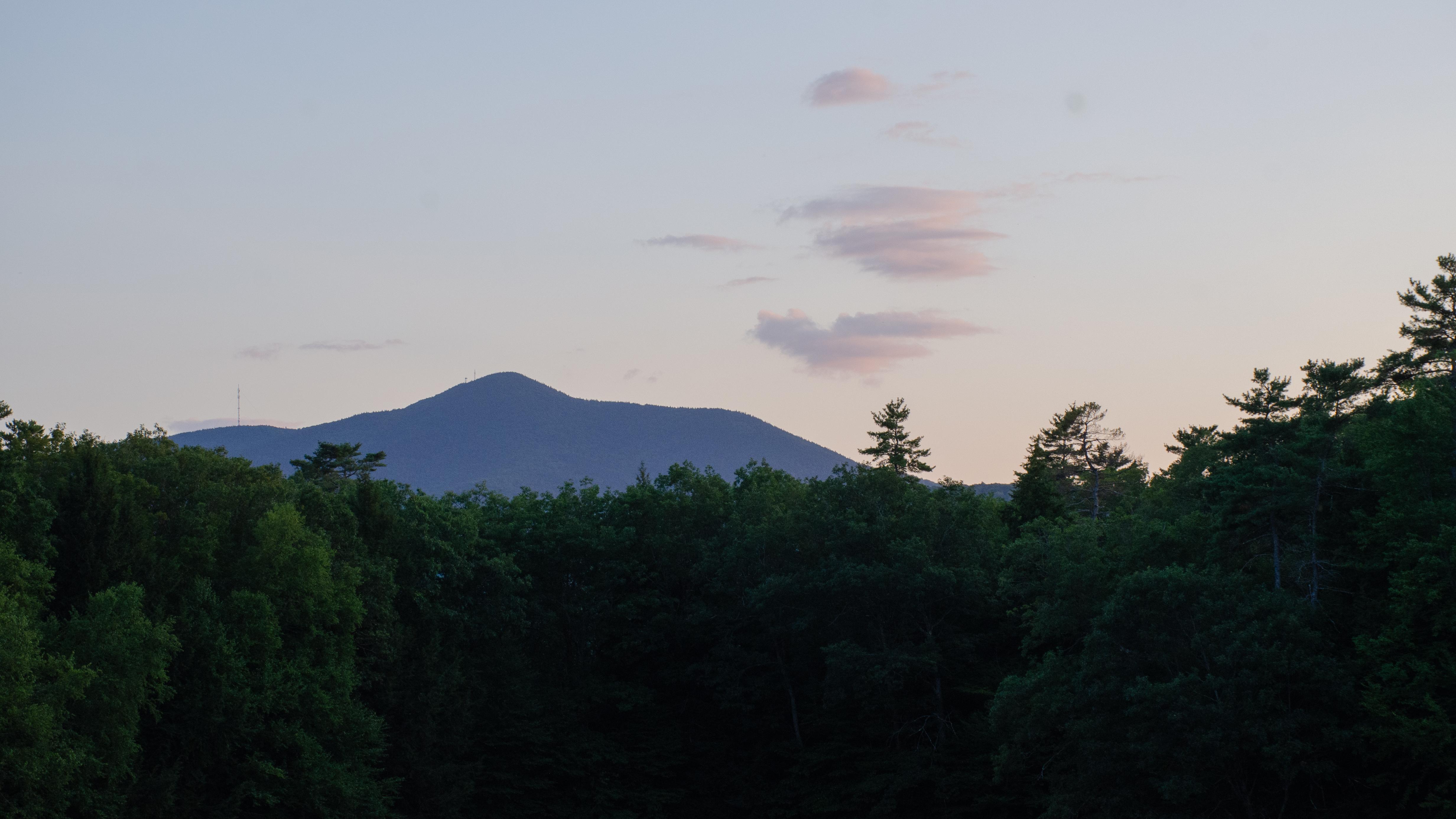 mountain at twilight