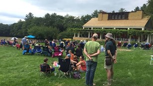 Summer Concert Series - People on lawn