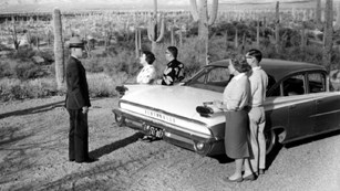 How to get around the park, on foot, car, or bike! 