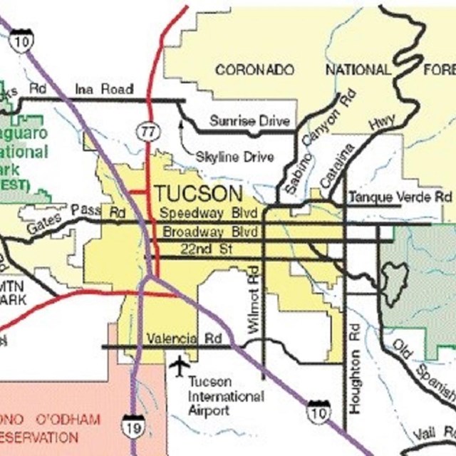 Directions and Transportation Saguaro National Park (U.S. National
