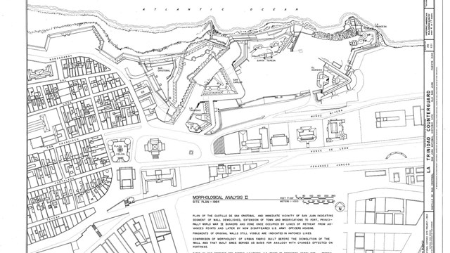 Map of San Cristobal and current road layout