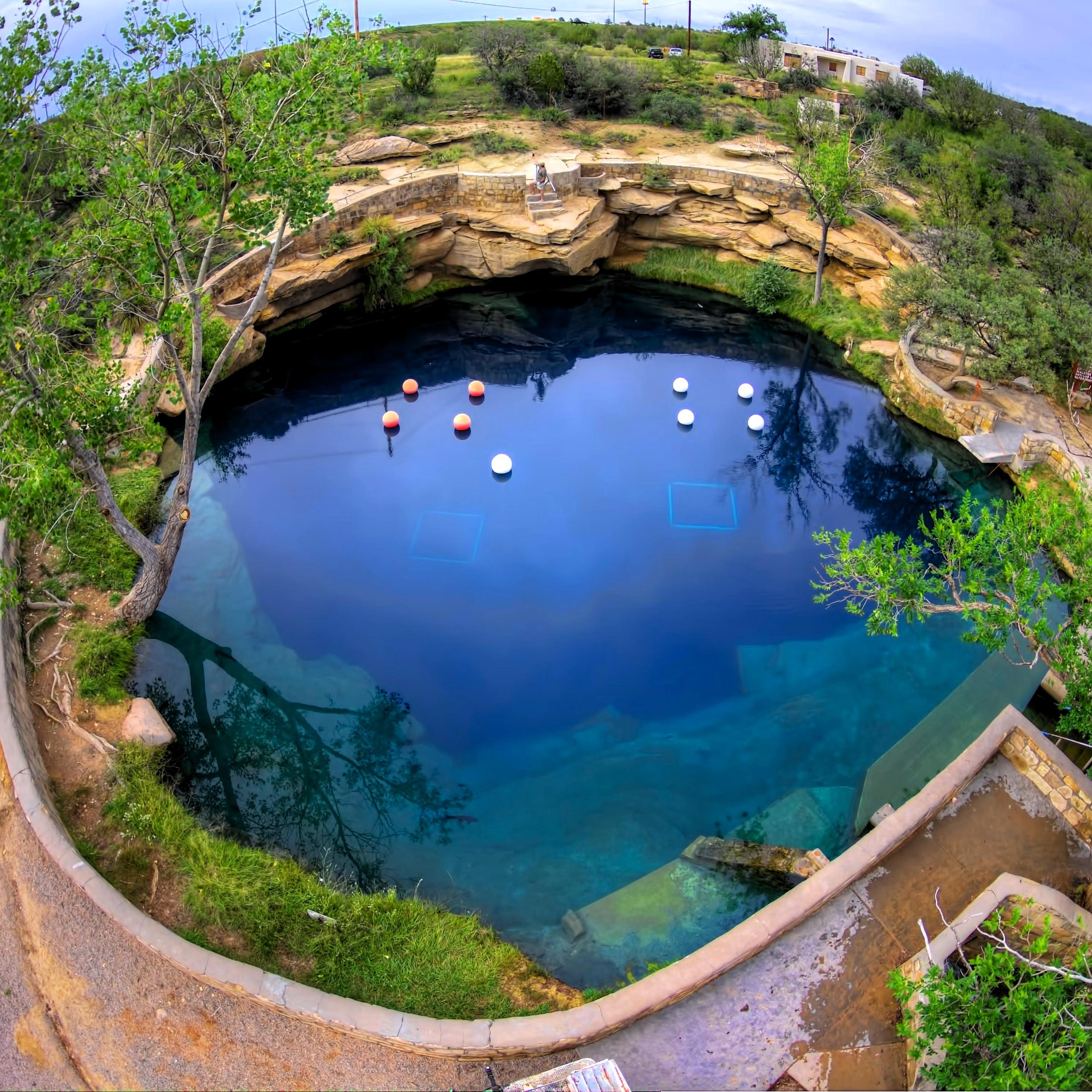 The Blue Hole of Santa Rosa, New Mexico
