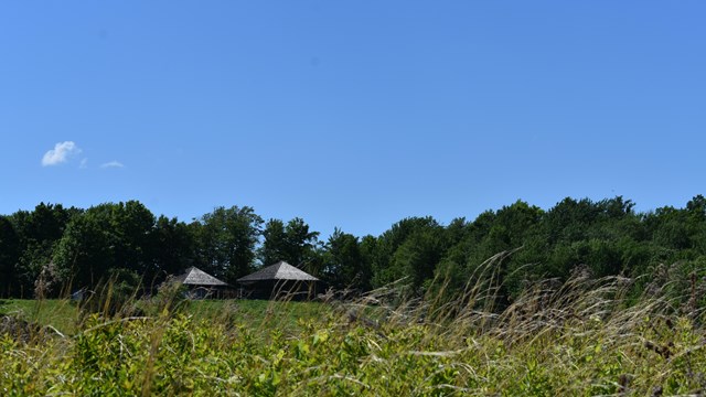 View from the Battlefield looking towards the Visitor Center