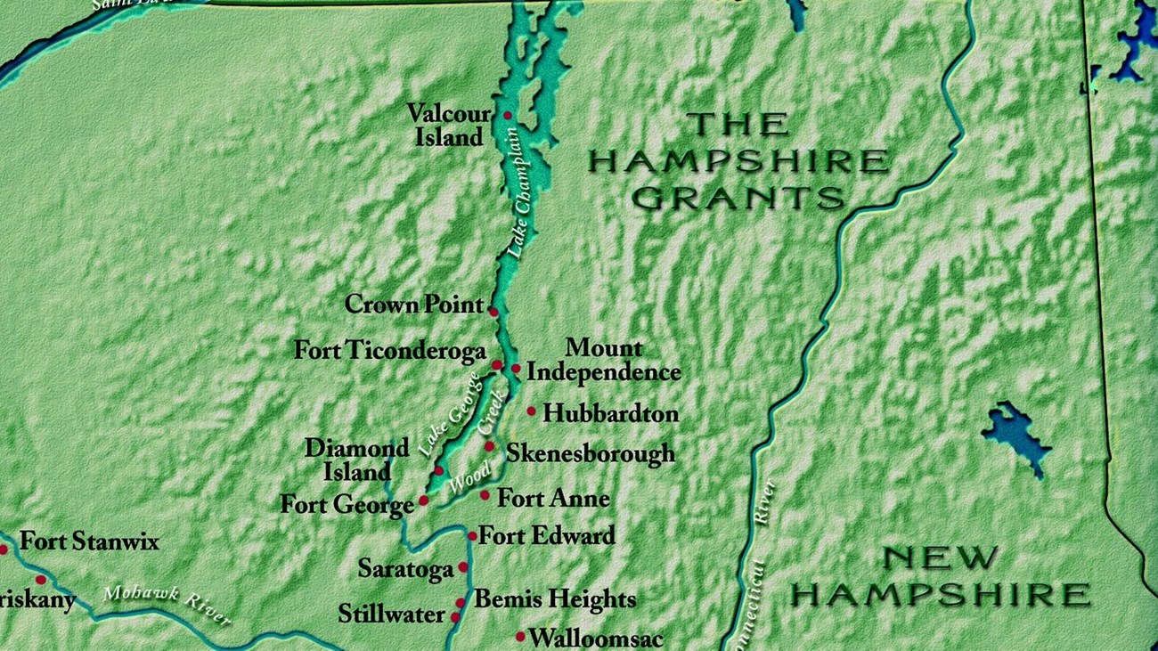 Map of the Northern Campaign