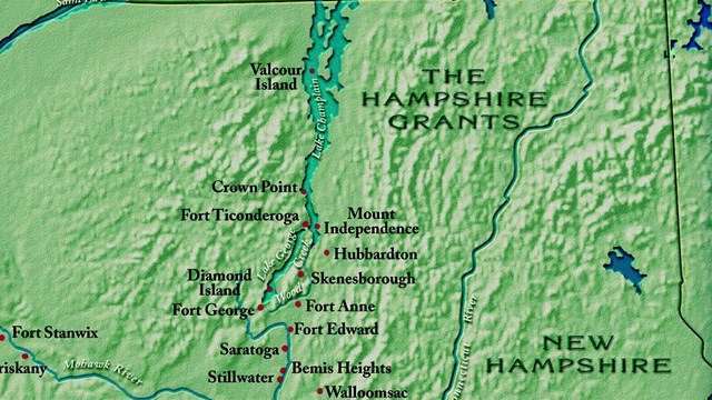 Map of the Northern Campaign