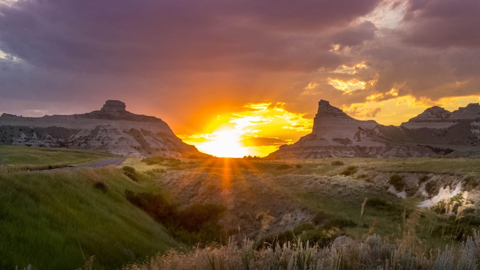 Mitchell Pass at sunset