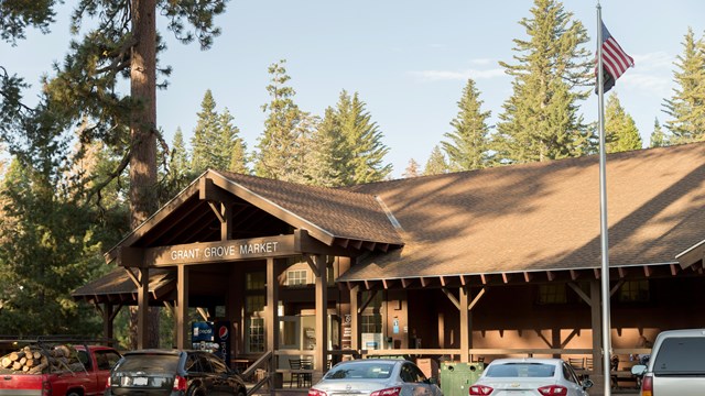 The entrance to the Grant Grove Market. Photo by Kiel Maddox.