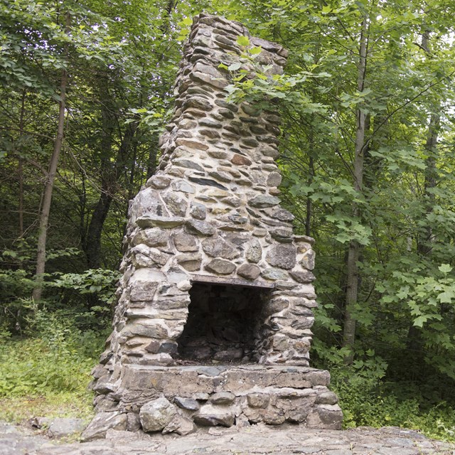 Old worn-down Chimney in Rapidan.