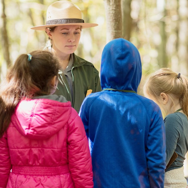 Ranger with Children