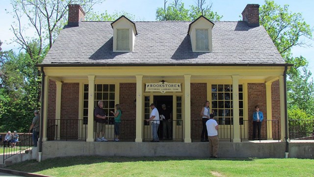 Image of the entrance to the park bookstore