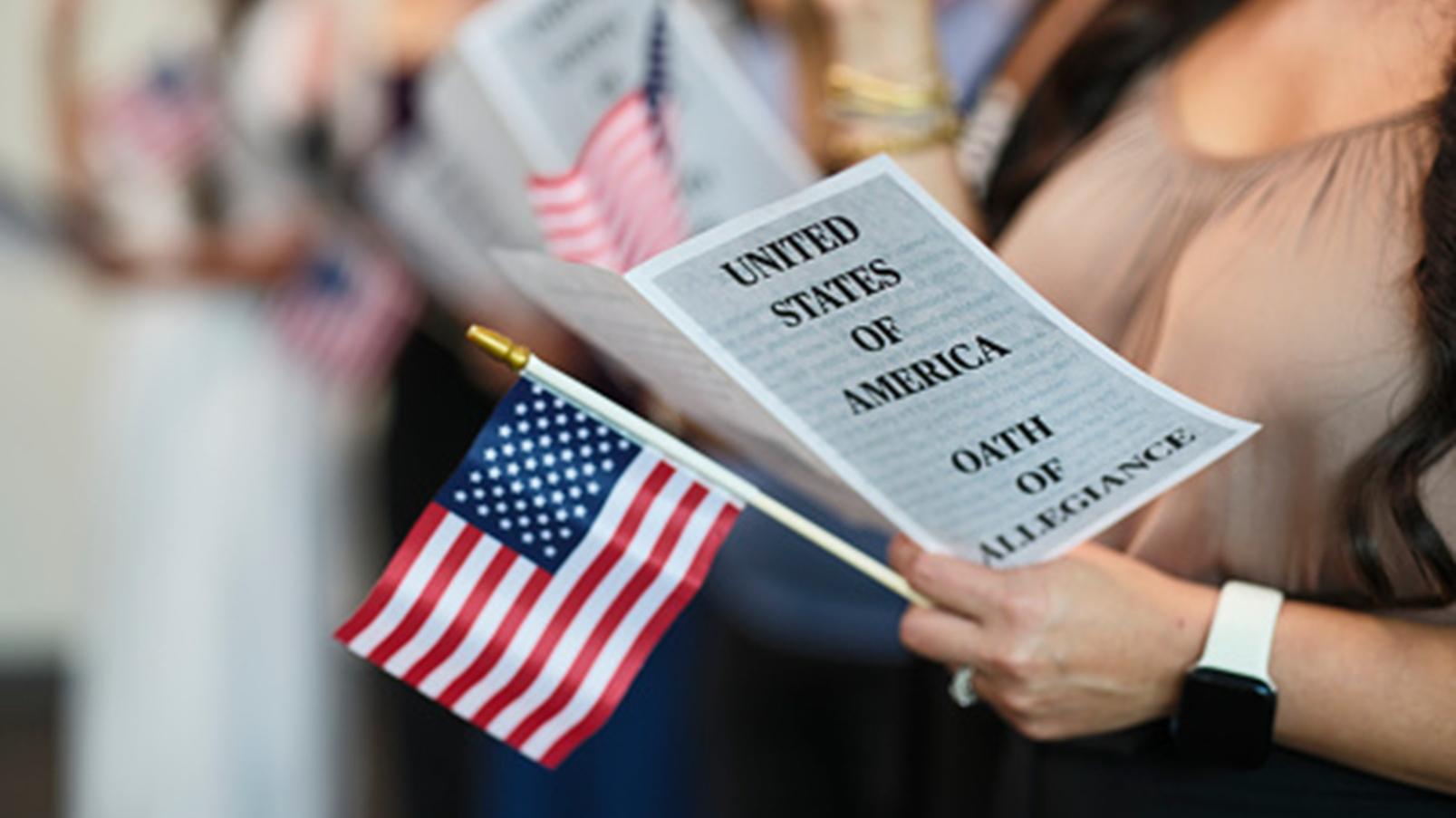 Welcome new citizens of the United States