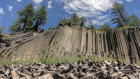 Basalt columns at Devils Postpile National Monument