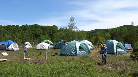 Camping at Sleeping Bear