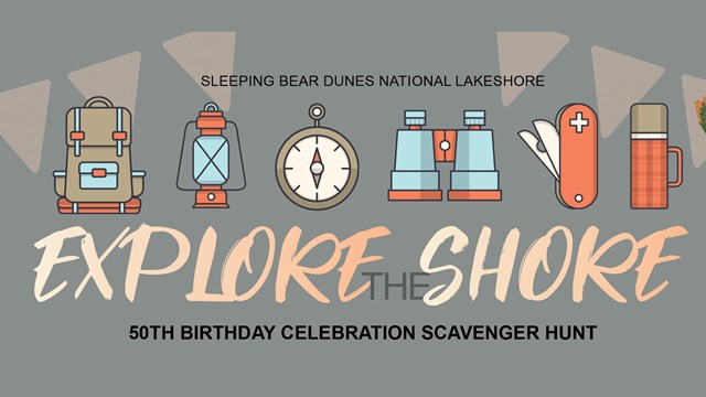 Close up of Explore the Shore header