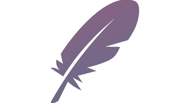 Drawing of feather
