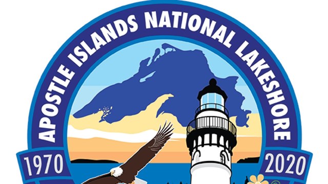 Logo of Apostle Island's 50th anniversary