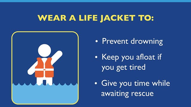 Water safety infographic with the title “Bring everyone home from a fun day in the water” at the top