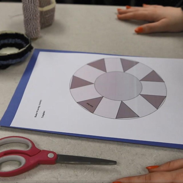 An activity with basket templates