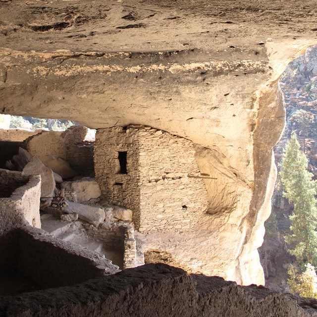 Cliff dwellings, Gila Cliff Dwellings NM