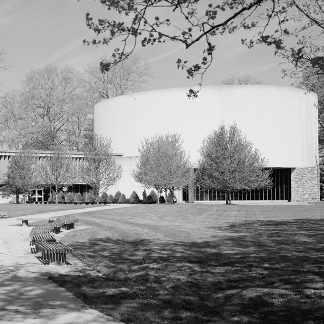 A Mission 66 building at Gettysburg National Military Park