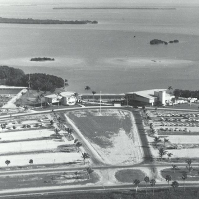 Aerial view of the Flamingo complex