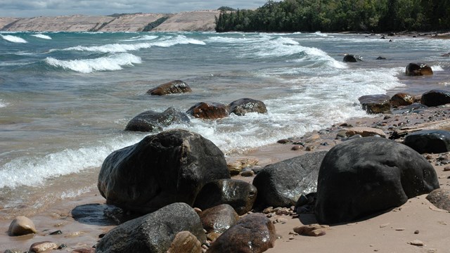 NPS Photo/Gregg Bruff Twelvemile Beach at Au Sable Point at Pictured Rocks