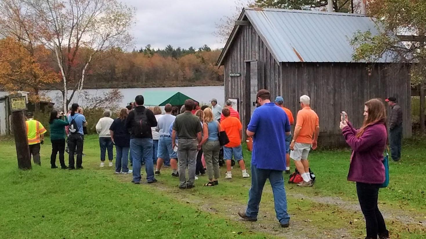 Group of Visitors at the Tobyhanna Ice House