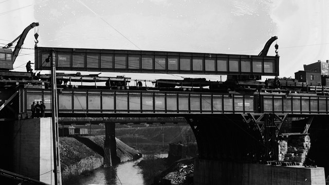D. L. & W. - Lackawanna River Bridge