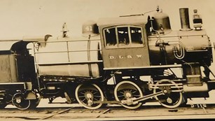 D.L &W. Railroad locomotive number 832