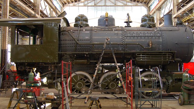 Baldwin locomotive no. 26 restoration