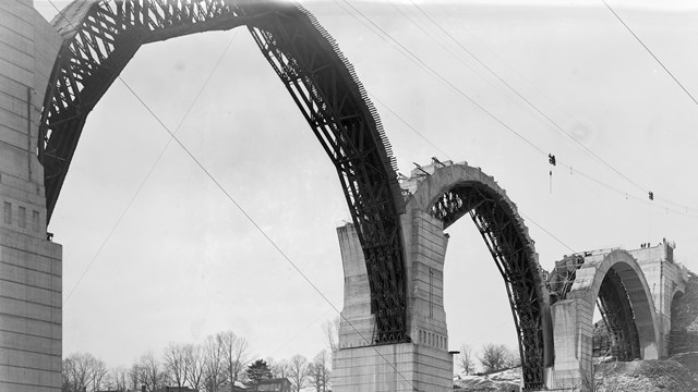 Tunkhannock Creek Viaduct Construction