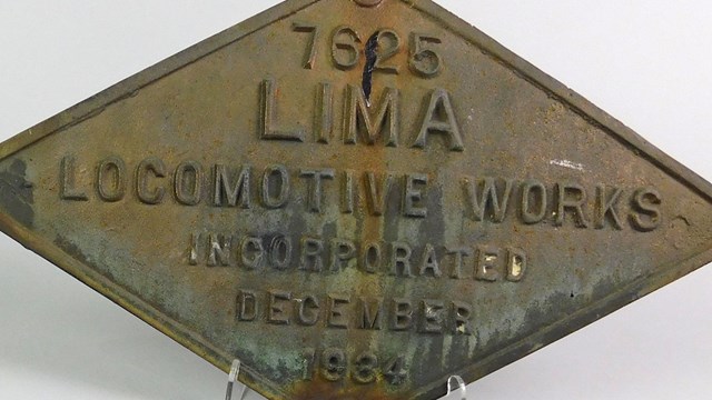 Locomotive Builder's Plate