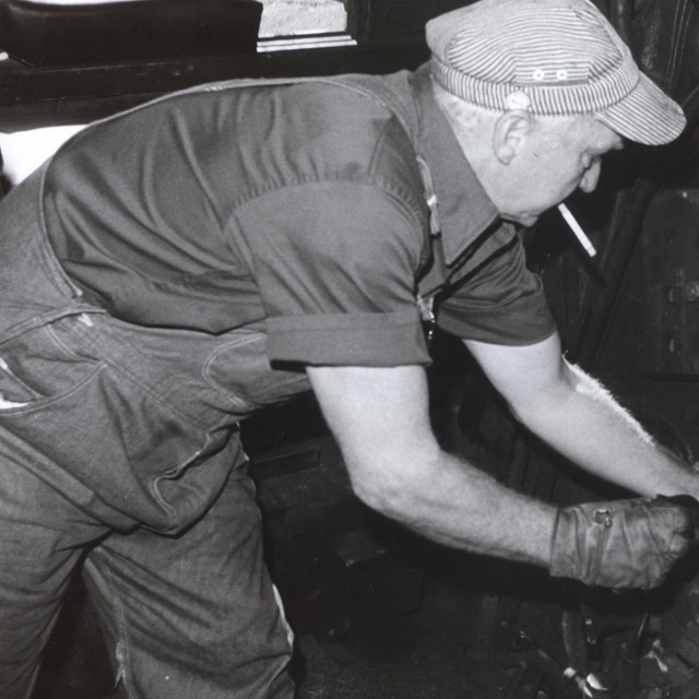 Steamtown USA fireman