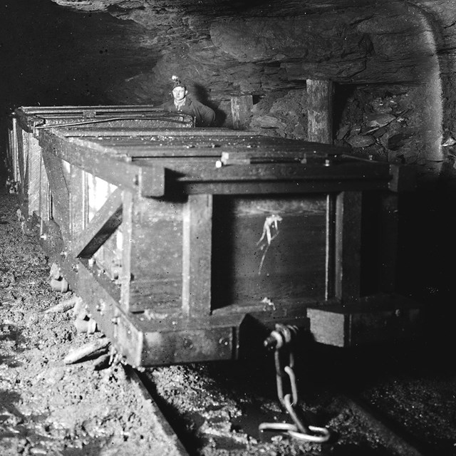 Mine car in Throop, PA