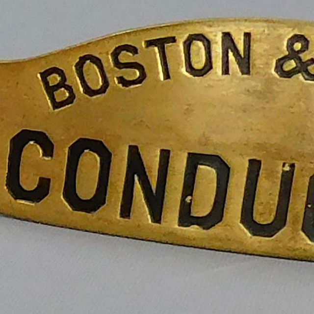 Boston & Main Hat Badge
